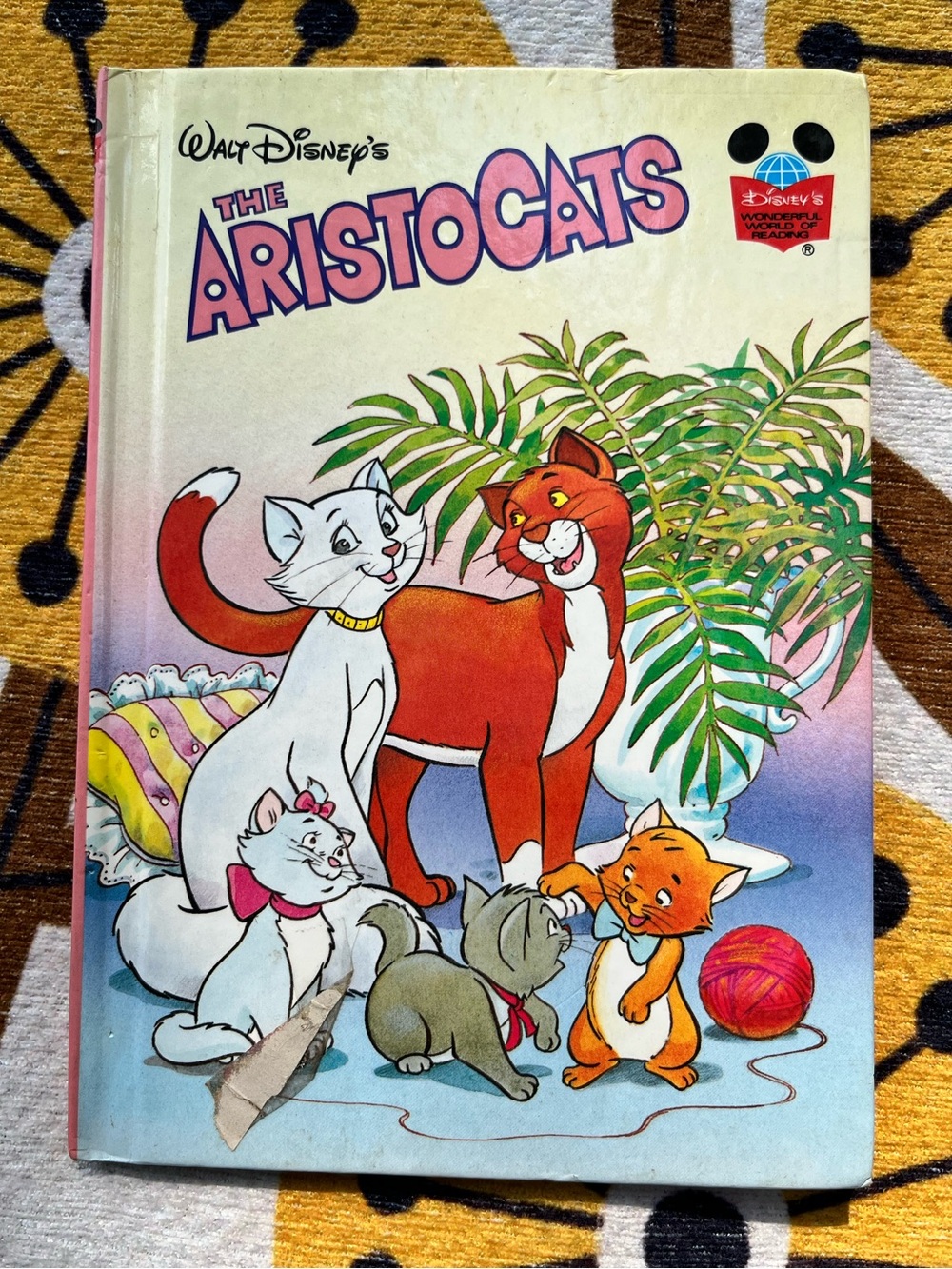 Vintage 1995 Disney The Aristocats First American Edition Hardcover Book